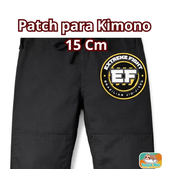 Patch Personalizado - Kimono Jiu-jitsu - Tamanho 15x15cm