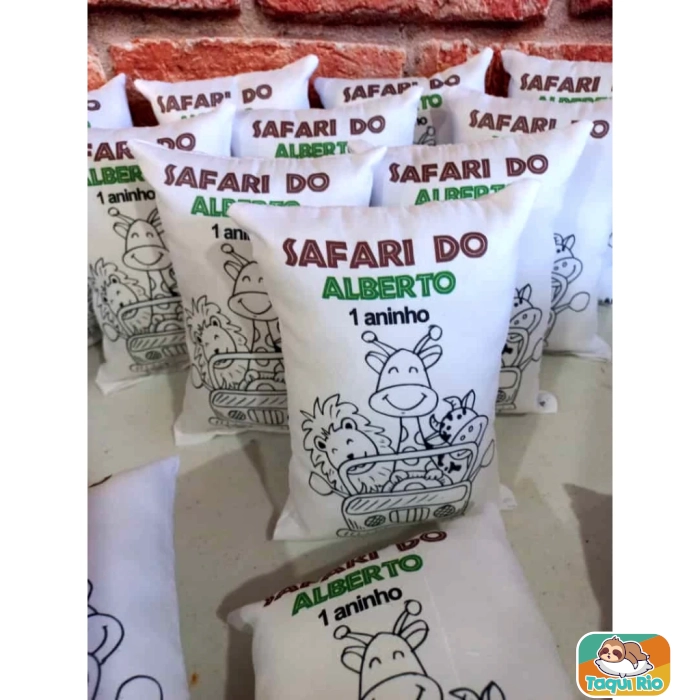 Almofada para colorir personalizada com o nome