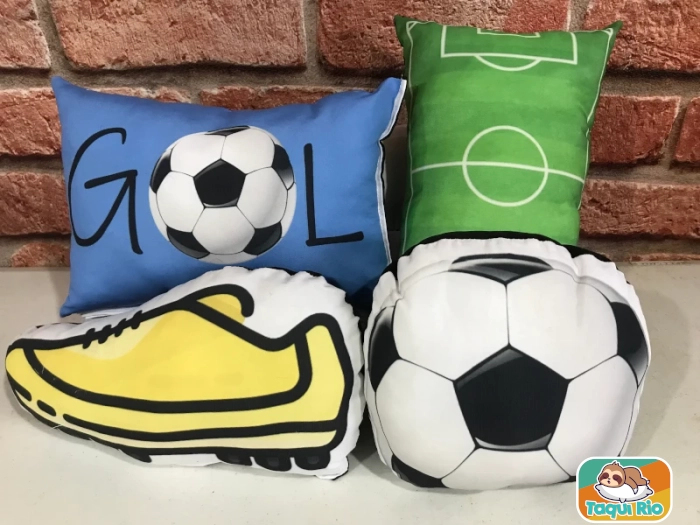 Almofada Decorativa Futebol (Unidade)