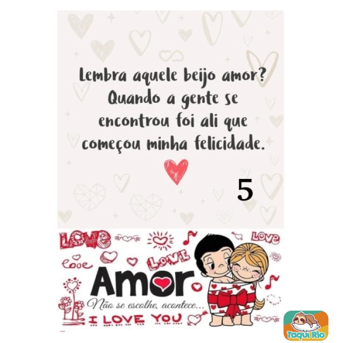 Almofada Com Bolso Namorados - Frases de Amor - cestas de café - Lembrancinha - com enchimento