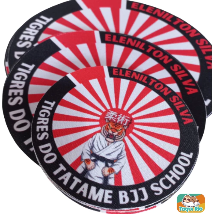 Kit com Patchs 10CM Personalizados - Kimono Jiu-jitsu, judô