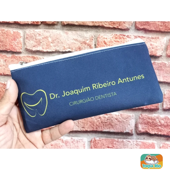 Necessaire Personalizada - Brindes Clinica Odontológica Personalizada Paciente